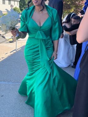 Sherri Hill Emerald Dress